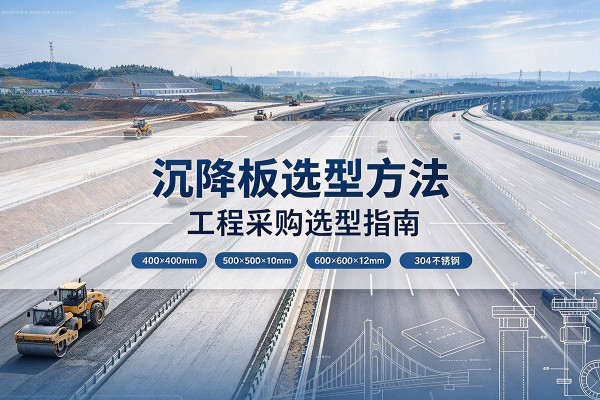 广信沉降板选择方法