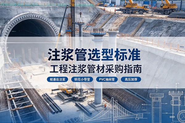 广信注浆管选型标准