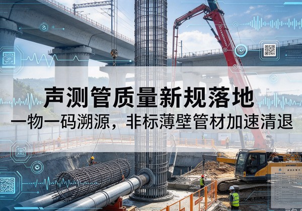 广信声测管质量新规落地，一物一码溯源，非标薄壁管材加速清退